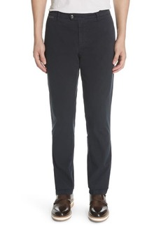 Eleventy Slim Fit Chino Pants in Navy at Nordstrom