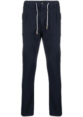 Eleventy mid-rise slim-fit trousers