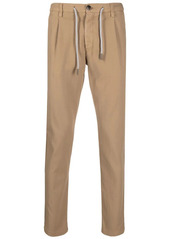Eleventy mid-rise slim-fit trousers