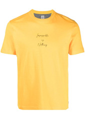 Eleventy slogan-print cotton T-shirt