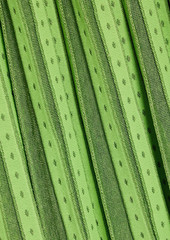 Elie Saab - Cutout metallic jacquard-knit halterneck maxi dress - Green - FR 36