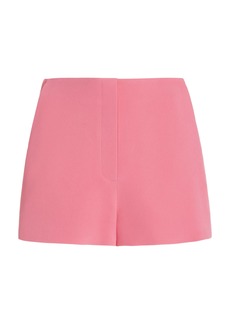 Elie Saab - High-Waisted Cady Shorts - Pink - FR 34 - Moda Operandi