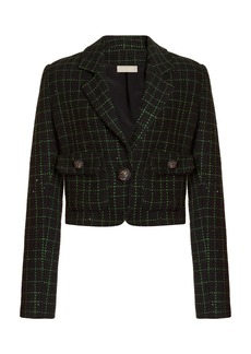 Elie Saab - Houndstooth Blazer - Black - FR 38 - Moda Operandi