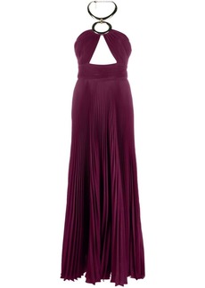 Elie Saab pleated cut-out gown