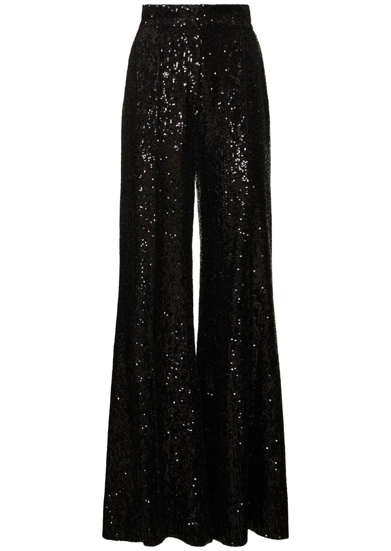 Elie Saab Sequined Flared Pants