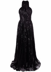 Elie Saab sequinned cape-style gown