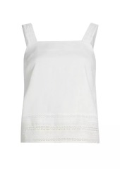 Elie Tahari Adelle Linen Tank Top