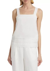 Elie Tahari Adelle Linen Tank Top