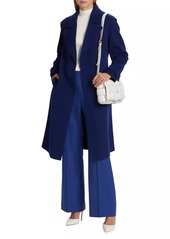 Elie Tahari Adi Belted Wool-Blend Coat