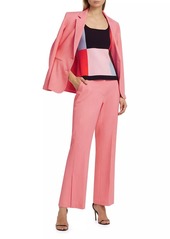 Elie Tahari Becky Crease-Front Pants