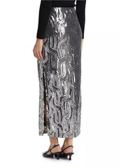 Elie Tahari Bella Sequin Maxi Skirt