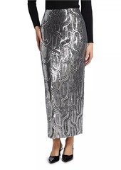 Elie Tahari Bella Sequin Maxi Skirt