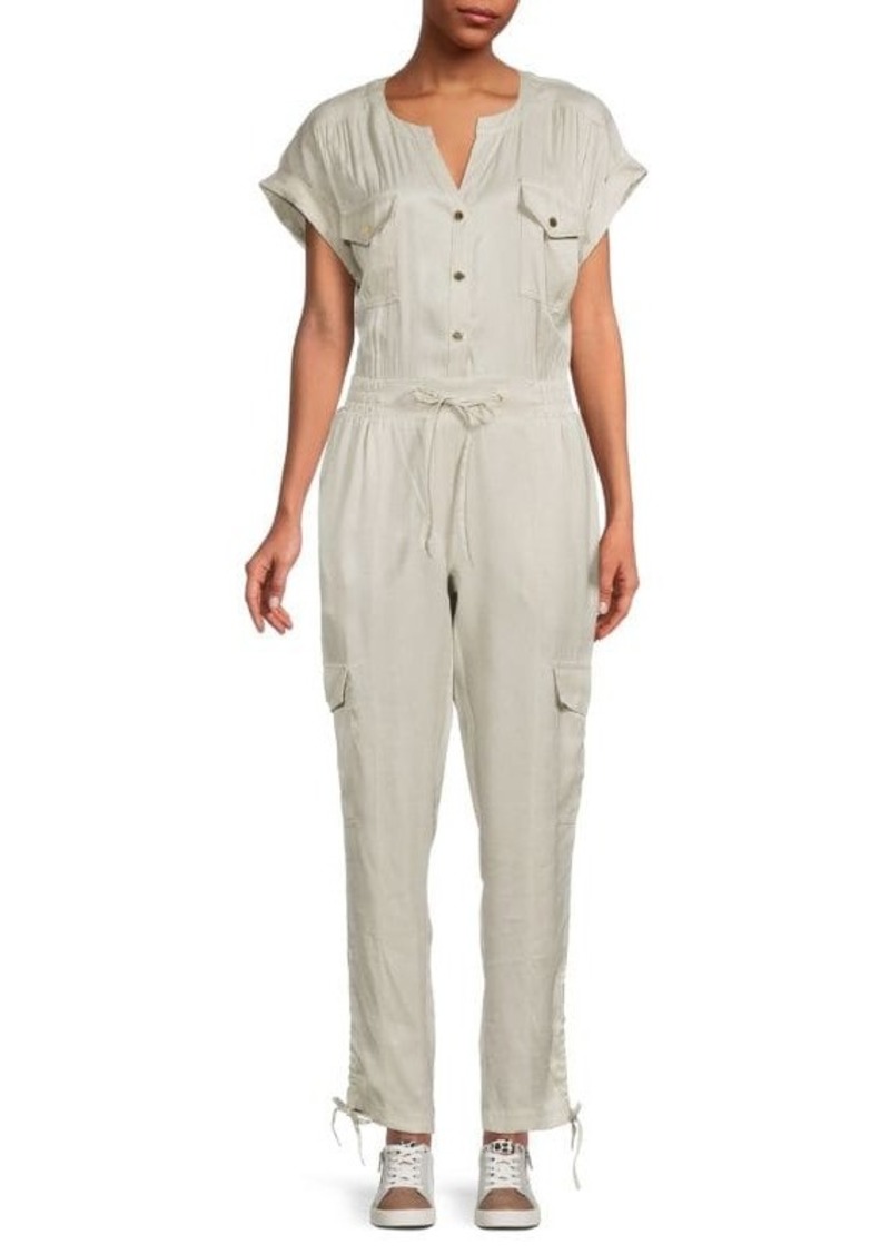 Elie Tahari Belted Ankle Jumpsuit