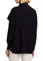 Elie Tahari Cross-Front Cashmere Sweater