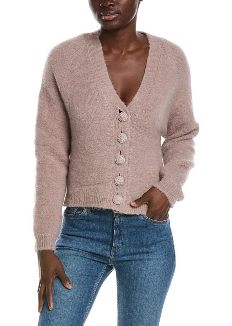 Elie Tahari Balloon Sleeve Alpaca-Blend Cardigan