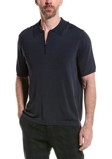 Elie Tahari Half-Zip Polo Shirt