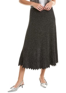 Elie Tahari Lurex Midi Skirt