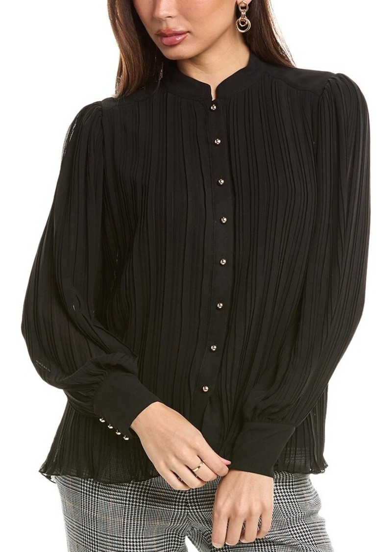 Elie Tahari Pleated Blouse