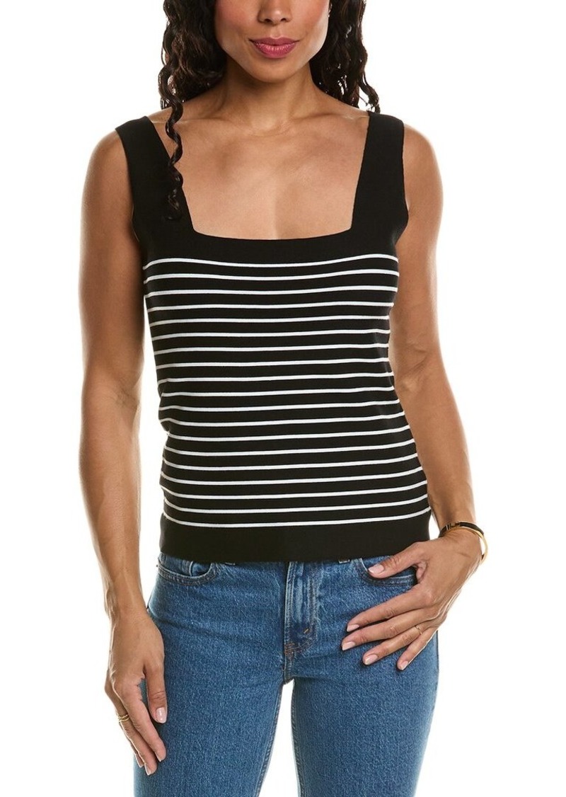 Elie Tahari Square Neck Tank Sweater