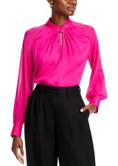 Elie Tahari The Valentine Silk Blend Blouse