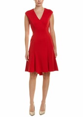 Elie Tahari Women's Moriah Dress Glossy red