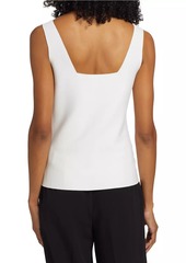 Elie Tahari Ellie Squareneck Knit Tank