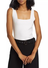 Elie Tahari Ellie Squareneck Knit Tank