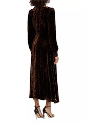 Elie Tahari Heritage Fiora Leopard Maxi Dress