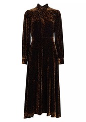 Elie Tahari Heritage Fiora Leopard Maxi Dress