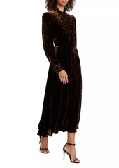 Elie Tahari Heritage Fiora Leopard Maxi Dress