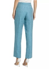 Elie Tahari Kenna Cotton Straight-Leg Pants