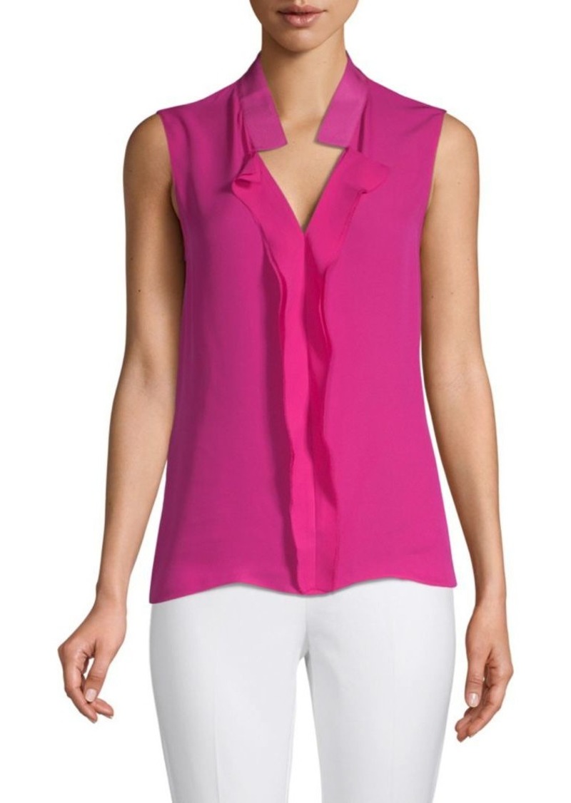 elie tahari sleeveless tops