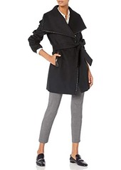 Elie Tahari Women's Natasha Wool Wrap Coat