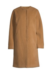 Elie Tahari Oversized Alpaca-Blend Coat
