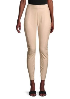 Elie Tahari Panelled Faux Leather Cropped Pants