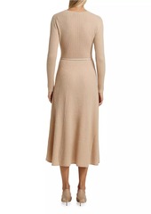 Elie Tahari Sabrina Belted Cashmere Sweaterdress