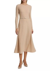 Elie Tahari Sabrina Belted Cashmere Sweaterdress