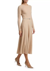 Elie Tahari Sabrina Belted Cashmere Sweaterdress