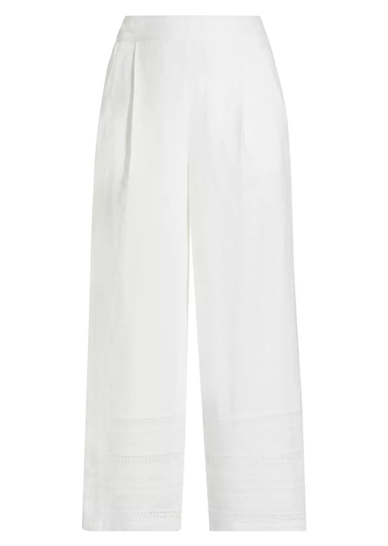 Elie Tahari The Adelle Linen Pants