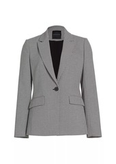 Elie Tahari The Ashton Checkerboard Blazer