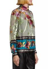 Elie Tahari The Geneva Floral Blouse