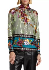 Elie Tahari The Geneva Floral Blouse