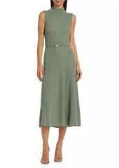 Elie Tahari The Leith Cashmere Midi-Dress