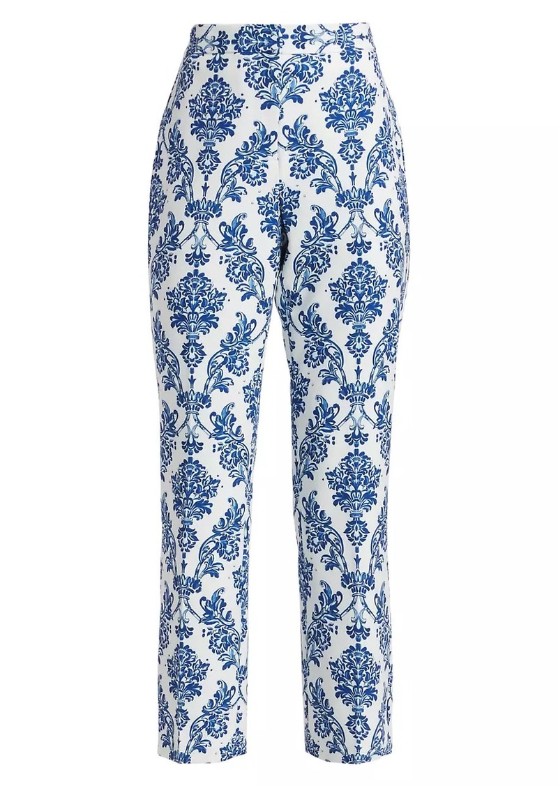 Elie Tahari The Porcelain Paisley Slyvie Pants