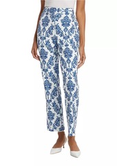 Elie Tahari The Porcelain Paisley Slyvie Pants