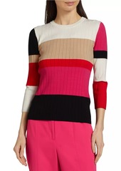 Elie Tahari The Remy Colorbocked Sweater
