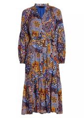 Elie Tahari The Sienna Paisley Silk Dress