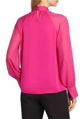 Elie Tahari The Valentine Silk Blouse