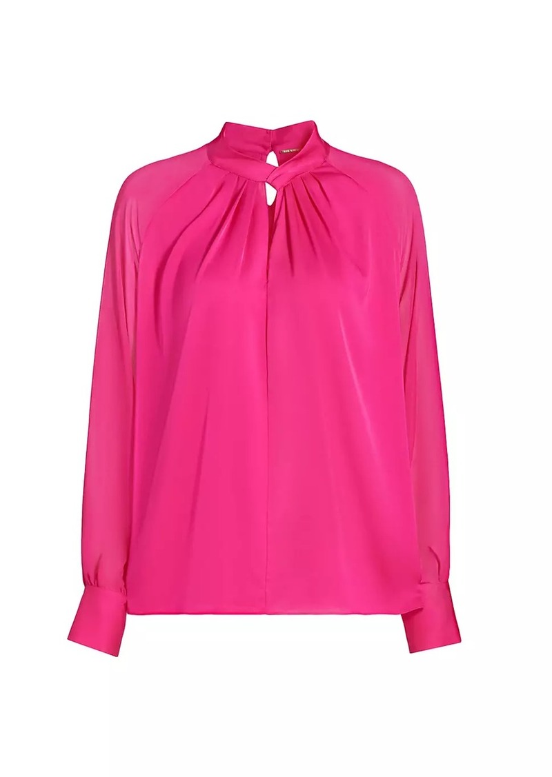 Elie Tahari The Valentine Silk Blouse