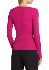 Elie Tahari The Veronica V-Neck Sweater